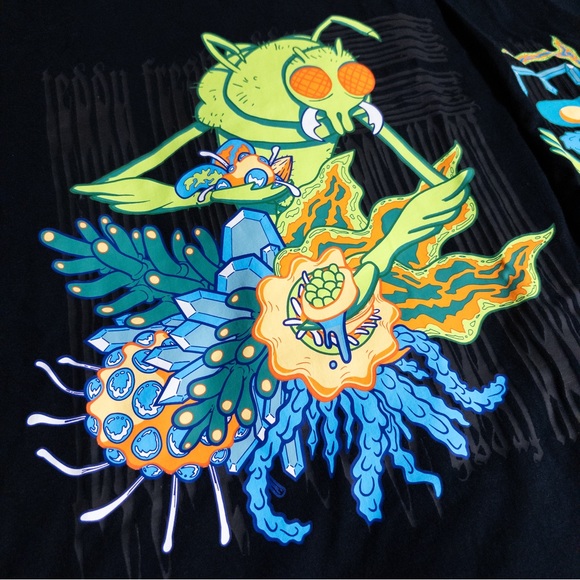 Teddy fresh x Rick and Morty black long sleeve - Picture 2 of 6